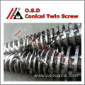 Double metal barrel screw